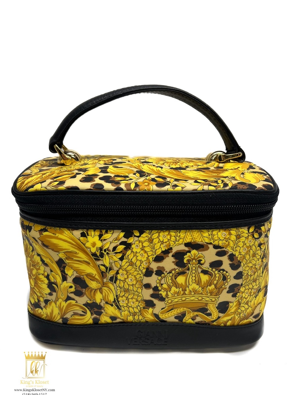 Gianni Versace sunburst cosmetic bag